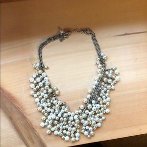Pearl statement necklace